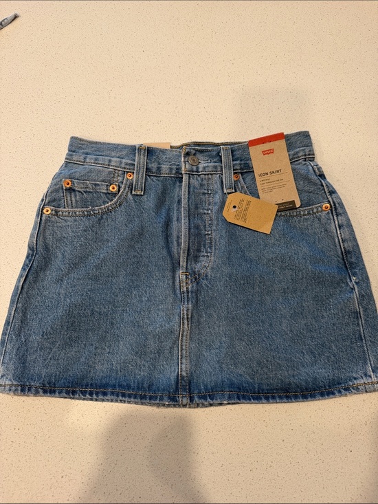 Levi's Dresses & Skirts - Levi's Denim Mini Skirt in Medium Blue